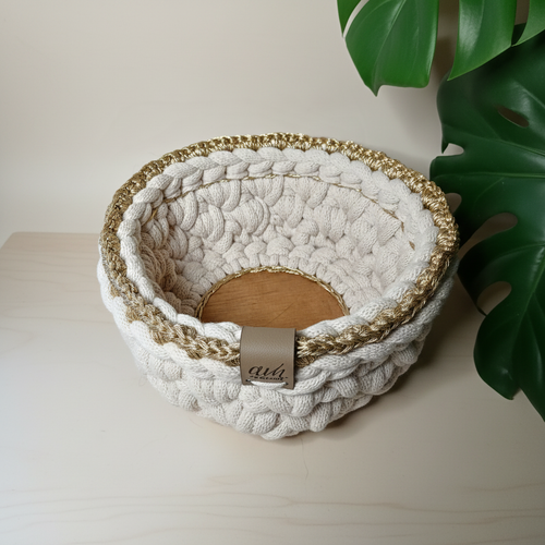 Panier crochet vue dessus